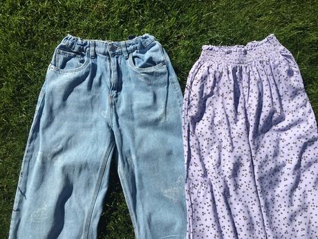 Dívčí letní kalhoty vel.146/152, h&m,146