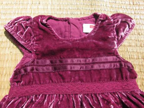 Sametové šaty, name it,68