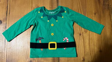 Triko pro miminko vánoční elf/skřítek, 68