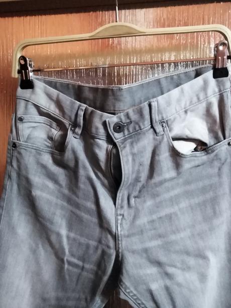 Šedé chlapecké  rifle, denim,170