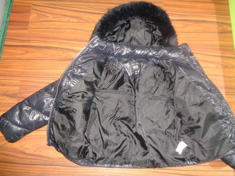 Černá prošívaná zimní bunda, new look,134