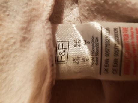 Dívčí fleesová mikina značky f&f, vel. 4-5 let., f&f,110