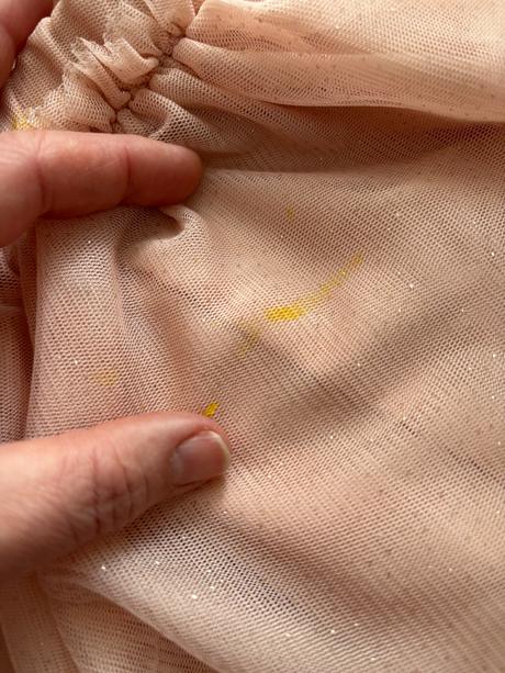 Sukně tylová meruňkové barvy - v.92, h&m,92