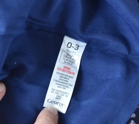 Šaty vel. 0 - 3 m, george,62