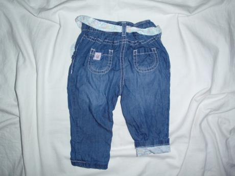 Luxusní odlehčené riflíky podšité bavlnou, george,68