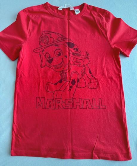 Tričko tlapková patrola, h&m,134