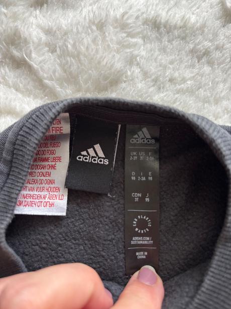 K9/ mikina zn. adidas - v.2/3 roky, adidas,98