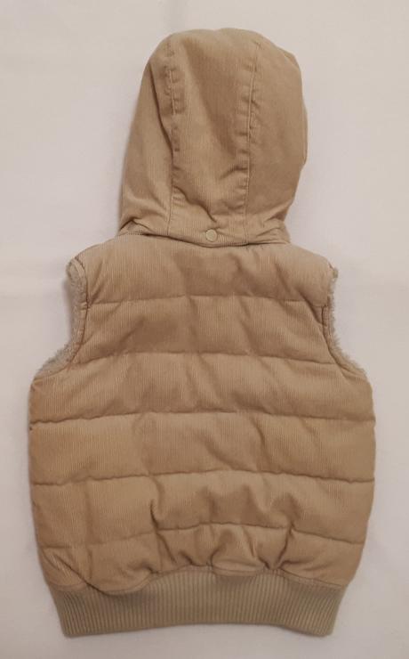 Manžestrová zimní vesta, vestička, vel.80, zn.h&m, h&m,80