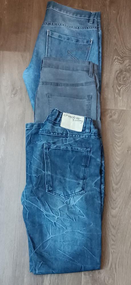3x chlapecké džíny/rifle, vel. 152/158, chapter young,152