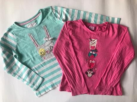 Dvě trička - sovičky králíček, 116