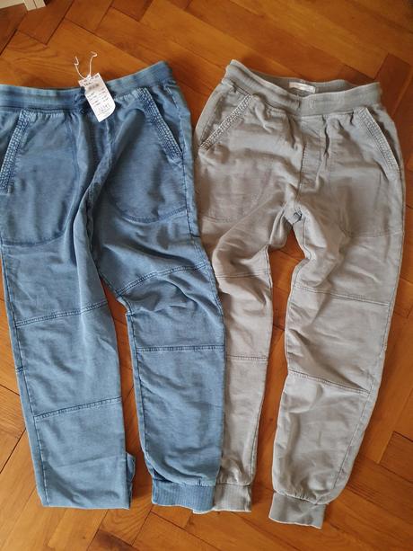2x kalhoty, tepláky, reserved,158