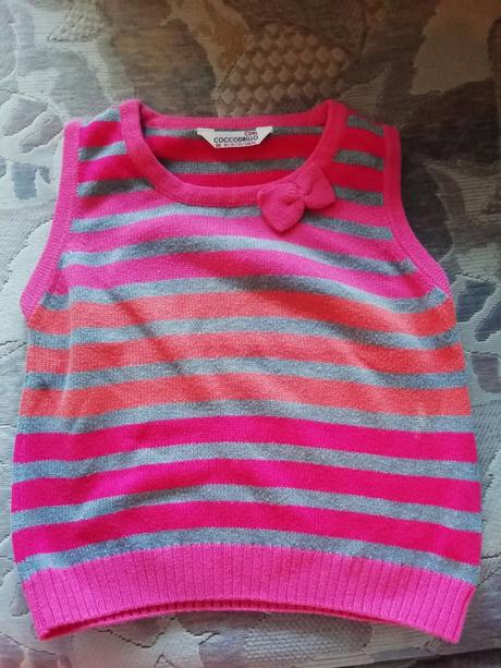 Hezká vesta s mašličkou 3-4roky, coccodrillo,86