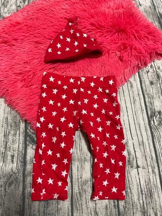 Dívčí set legíny + čepice fred&flo 6-9 měsíců, 68