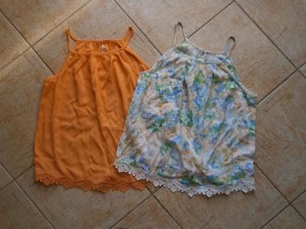 2x letní tunika, h&m,152