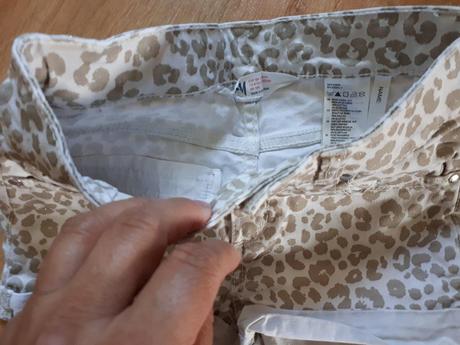 Peckovní kraťasy šortky, h&m,134