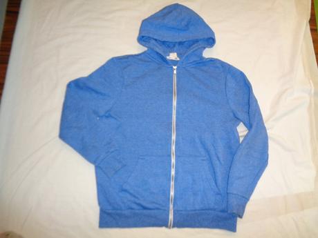 Pěkná modrá melírovaná mikina 146/152, h&m,146