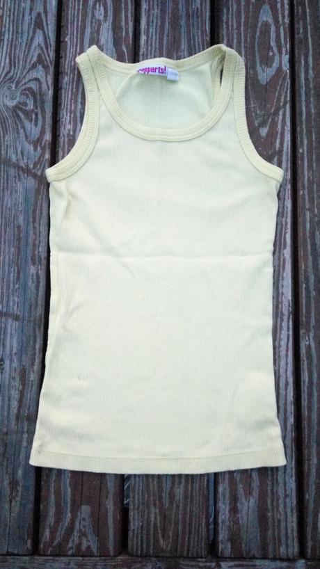 Letní tílko pro holky - žluté, vel. 134/140, pepperts,134