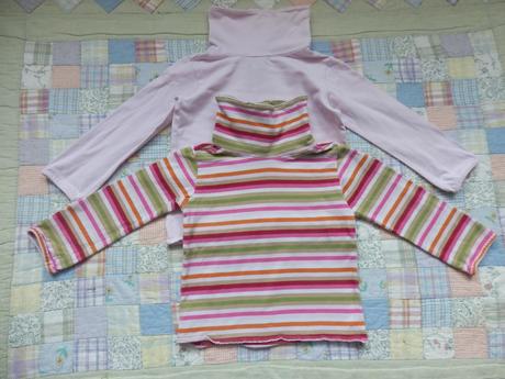 Roláky gap růžový a pruhovaný, vel. 2roky, gap,92