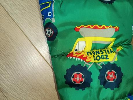 Zimní bunda s auty 110 tu, tu,110