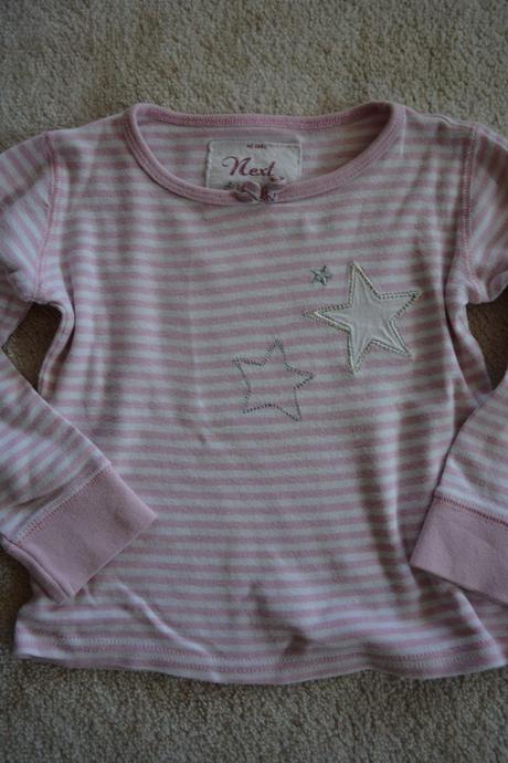 Pyžamo - hvězdičky, minnie, jahoda, next,92