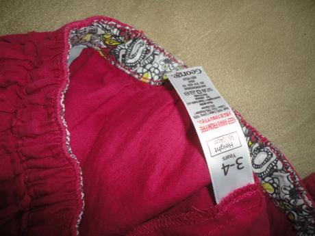 Pohodlná sukeň george, vel. 3-4 roky, george,104