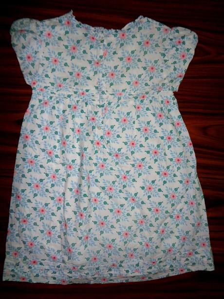 Bílé vzdušné květované šaty, george,128