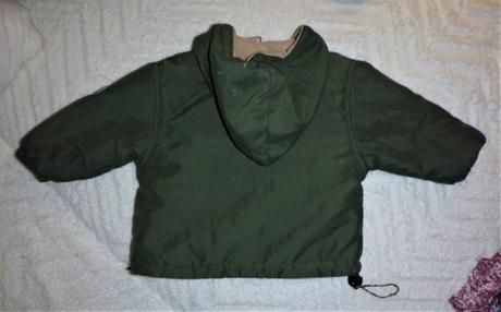 Teploučký khaki bundo-kabátek vel.74, 74