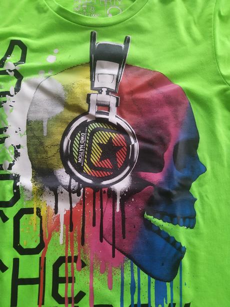 Tričko s lebkou vel.134/140, c&a,134