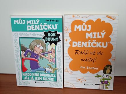 2x kniha můj milý deníčku, 