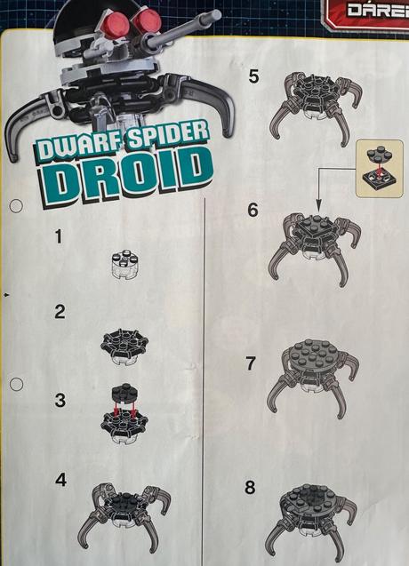 Lego star wars dwarf spider droid 911835,
