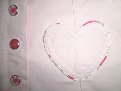 Plátěná sukně propínací, h&m,116