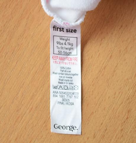 Overal vel. first size, george,50