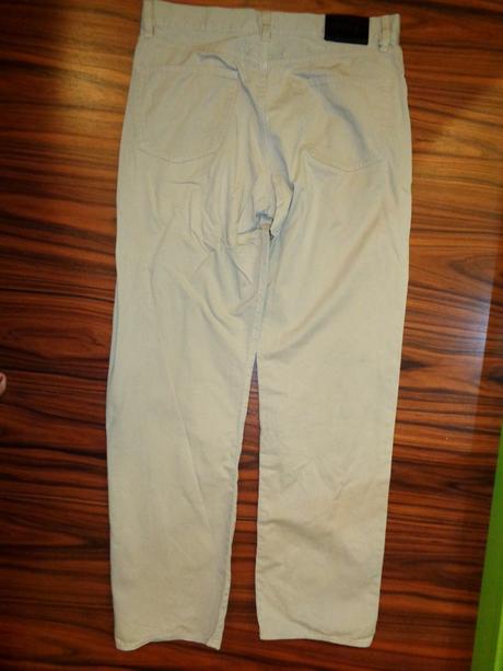 Luxusní béžové riflové kalhoty hugo boss 34-l-32, hugo boss,l