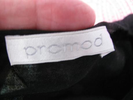 Dámská elastická černá halenka, promod,34