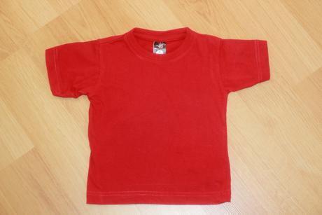 Tričko - červené, vel. 92-98, 92