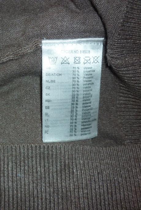 Hnědý dámský rolák takko fashion, takko,s