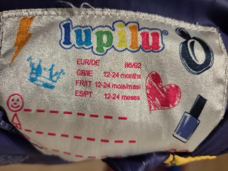 Zateplený nepromokavý komplet lupilu vel. 86/92, lupilu,86