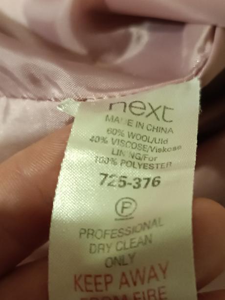 Dívčí kabátek next, vel. 98 (2-3 roky), next,92