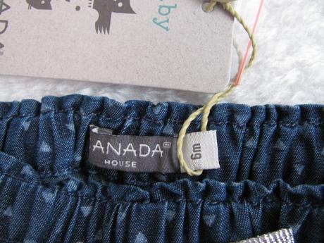 Kojenecké tmavě modré baggy kalhoty se vzorkem, house,68