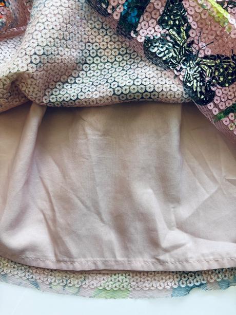 Sukně flitrová - v.134, h&m,134