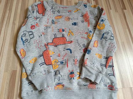 Šedá mikina s lišky 110 george, george,110