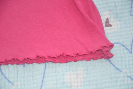 Růžový bavlněný rolák, 128