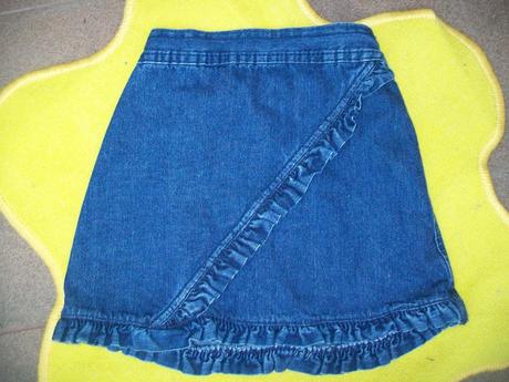 Riflová sukně s volány, adams,116