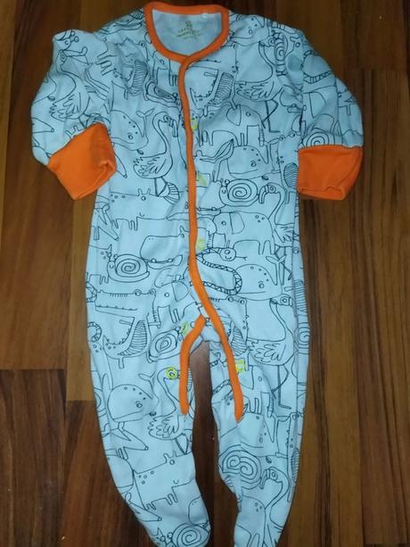 Tyrkysový overal se zvířátky 62 next, next,62