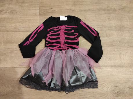 Karnevalový kostým kostra, skeletonka 3 - 5 let, 