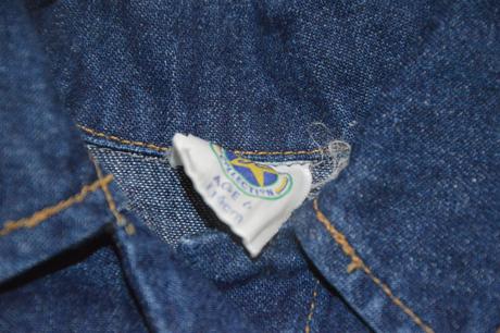 116 džínová bavlněná bunda, 116