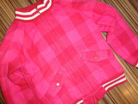 Pěkná růžová jarní/podzimní bunda 122/128, hema,122