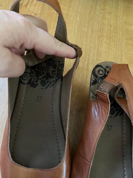 Kožené boty na klínu, 37