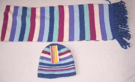 Šála a čepice z flísu, m