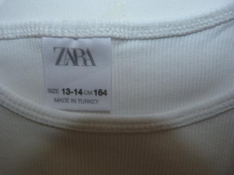 Zara žebrované tričko vel. 164, zara,164